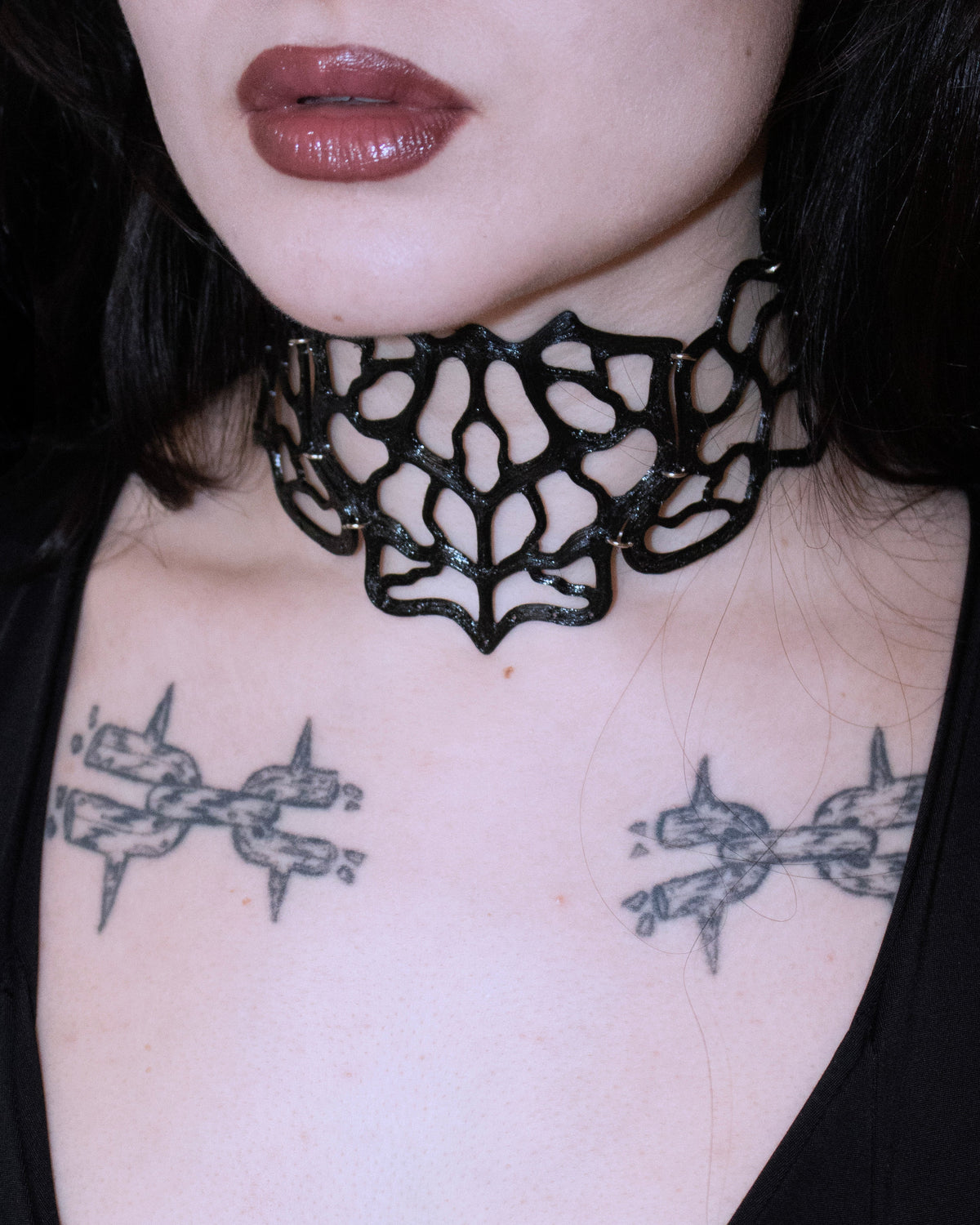 Choker "Transparencia"