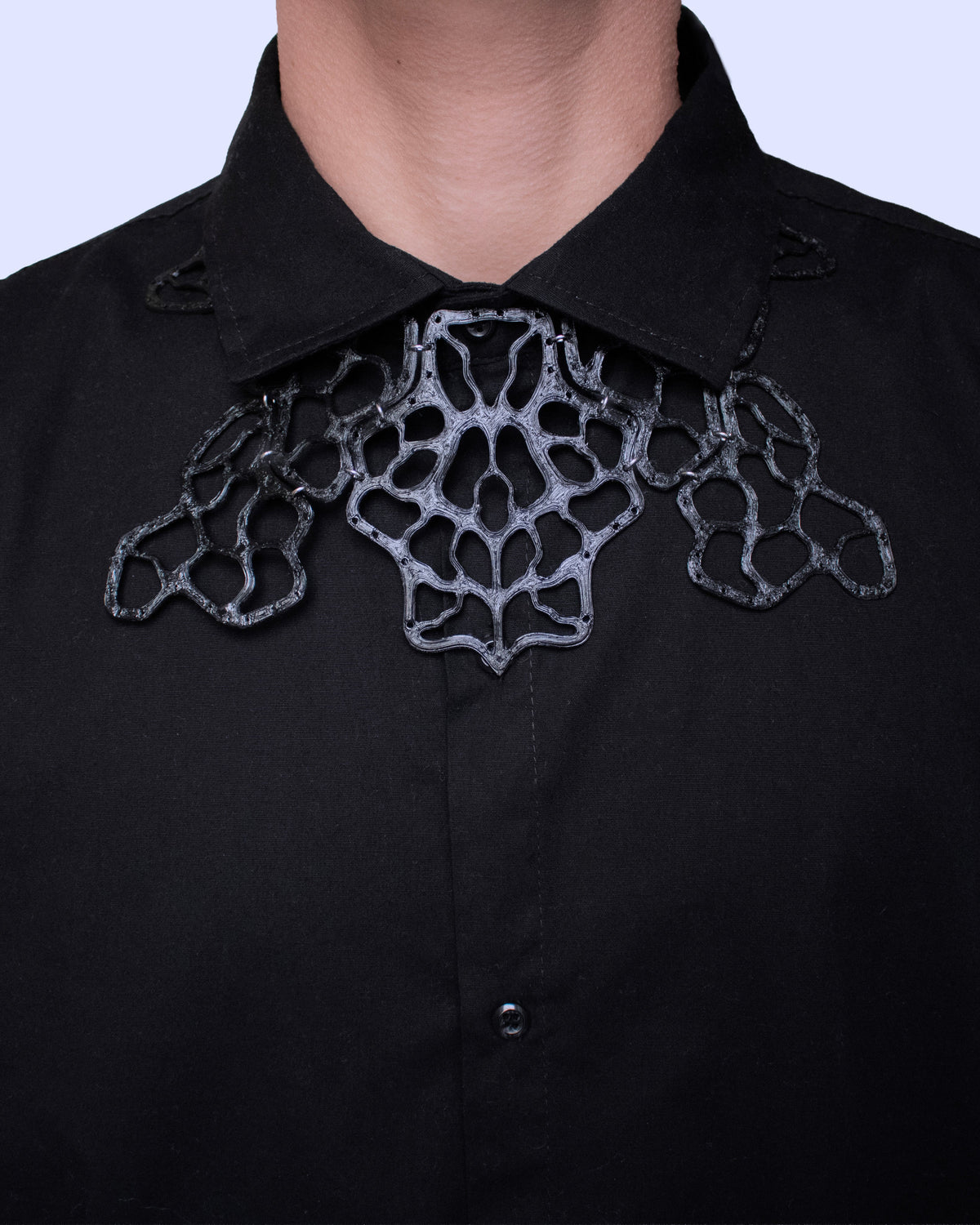 Pieza de cuello "transparencia"