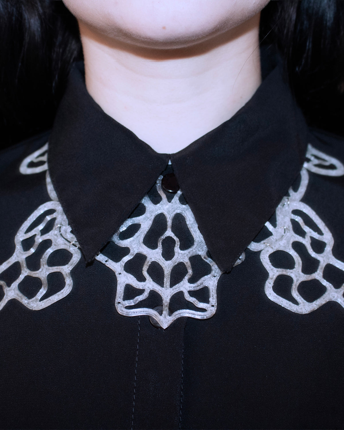 Pieza de cuello "transparencia"